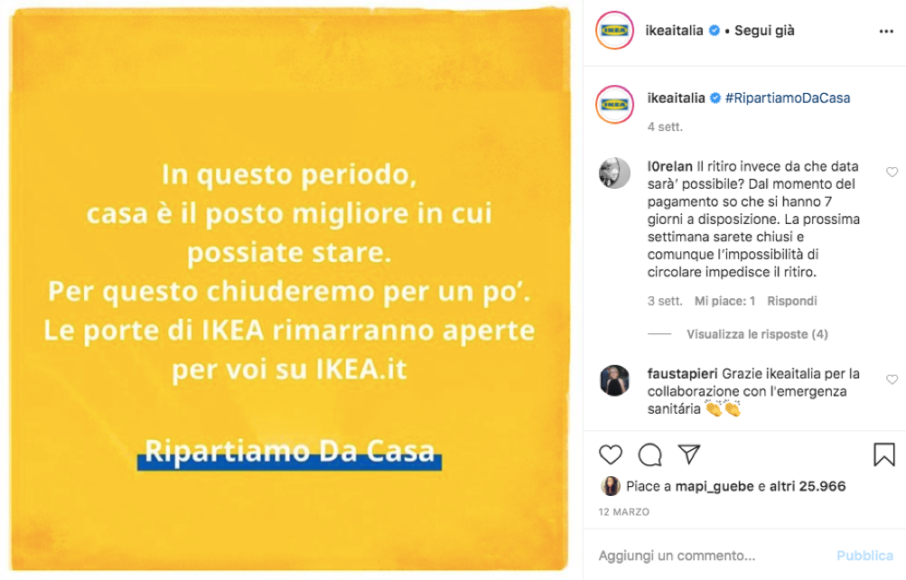Neuromarketing e Coronavirus Ikea Neuromarketing Covid IKEA