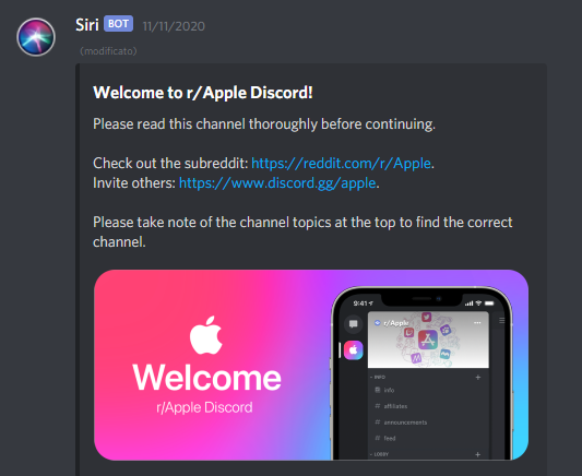 discord apple siri