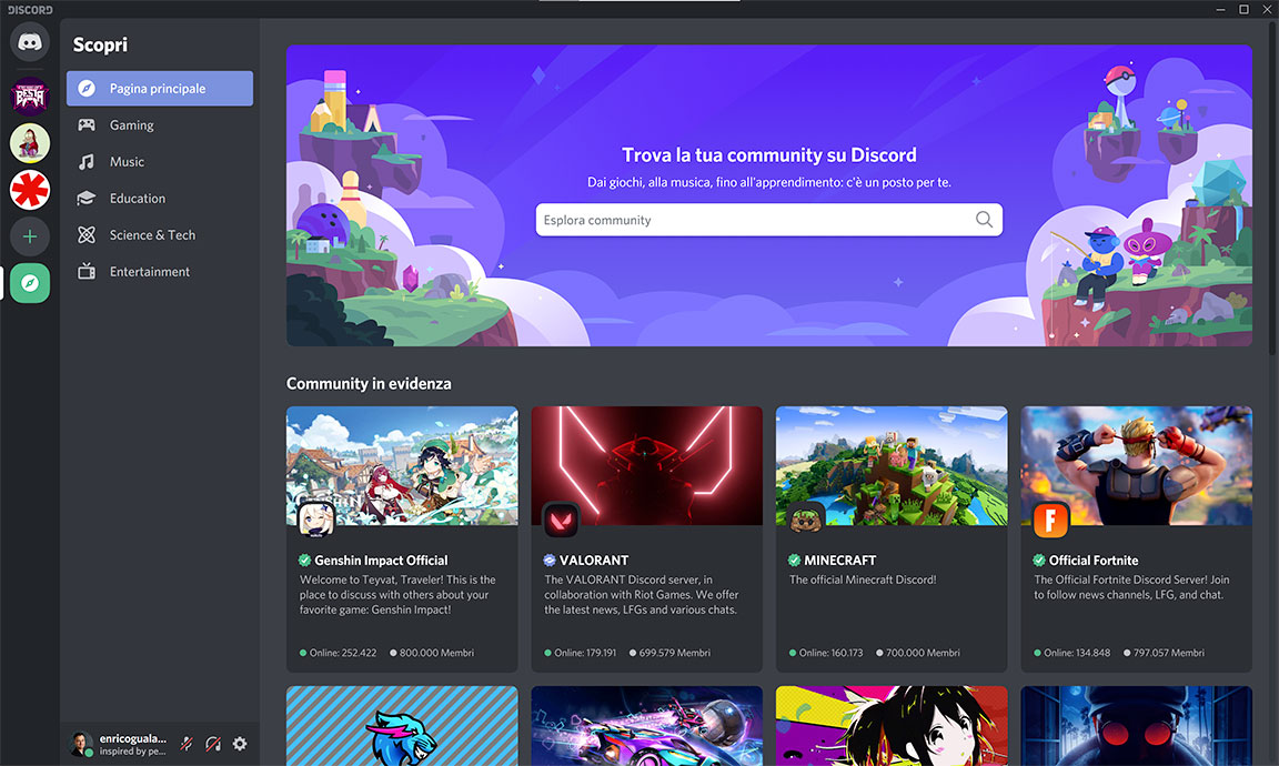 server pubblici discord