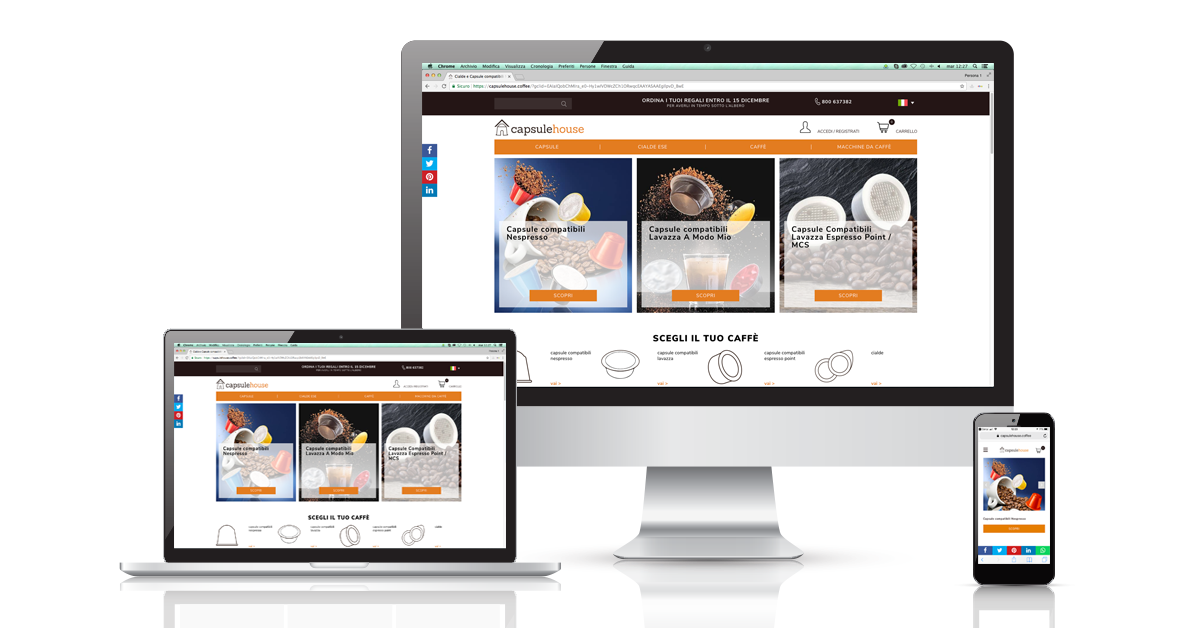e-commerce capsule house
